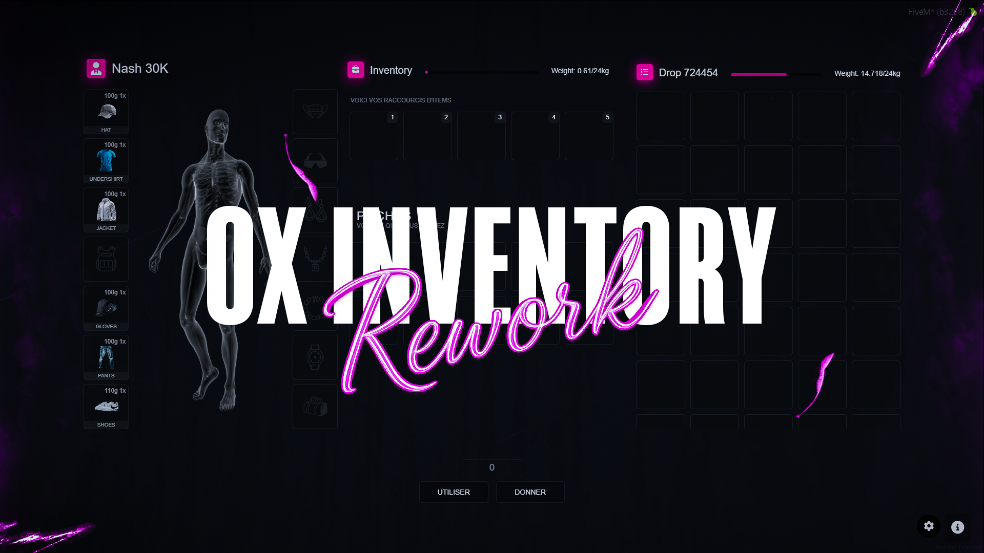 FiveM Ox Inventory Rework